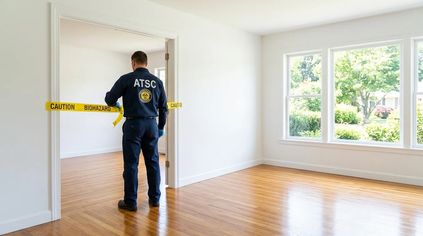 Certified biohazard cleanup crew performing Crime Scene Cleanup in Pompano Beach Highlands